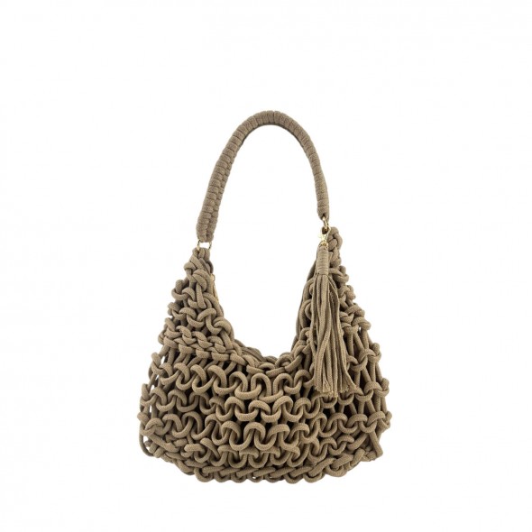 Bolso De Hombro Crochet